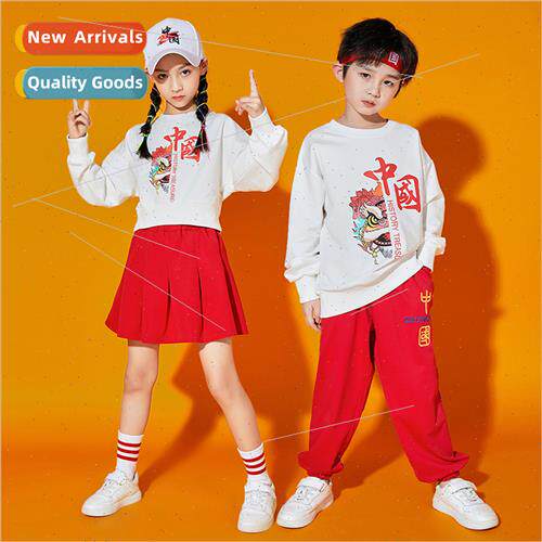 Childrens cheerleading permance unims elementary school stud