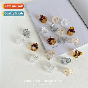 hair clips head retro back small summer Transparent female