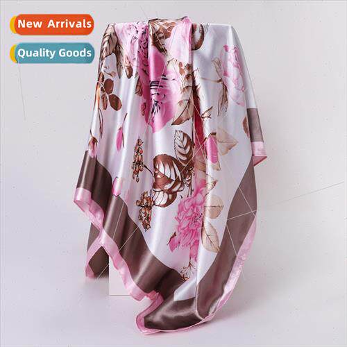 90 large square scarf silk scarf women 2023 spring summer ne