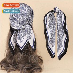 22 spring summer new simulation silk scarf women professiona