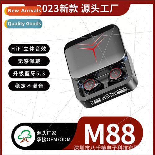 New M88 plus Slider Binaural Wireless Sports In-Ear Digal TW