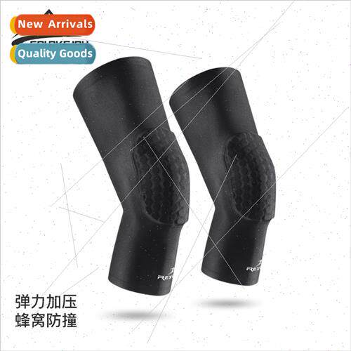 Sports honeycomb impact knee pads breathable pressurized leg