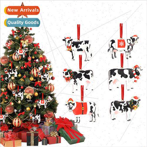 New Christmas decoration cow pendant green dinosaur pendant