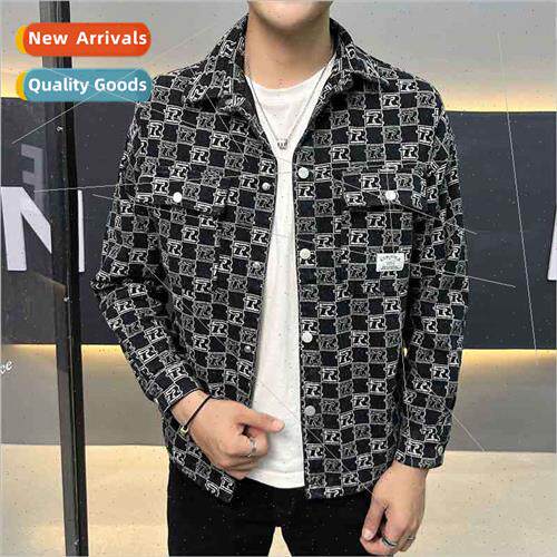 Cowboy jacket men spring fall 2023 new tide nd gangster hand