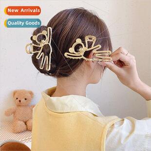 metal hair shark clip grab head back clips headdress Clip