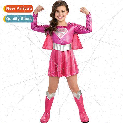 Superman Girl Costume Europe Halloween Kids Role Playing Cos