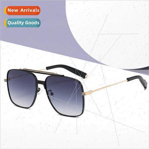 2A376 double beam personalized large frame sunglasses new fa
