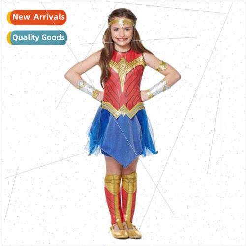 Premium Kids Wonder Woman Movie Heroine Halloween Cosplay Ch