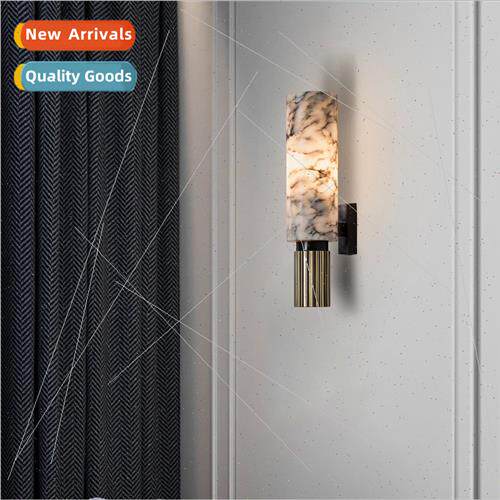 -modern light luxury bedroom bedside wall lamp new Chinese l