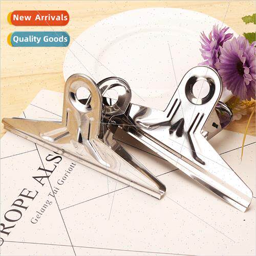 Flat head ticket clips Stainless steel hardware clips. Round
