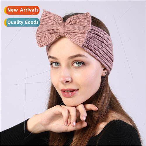 Europe Uned States new bow knted hair bands fall winter wome