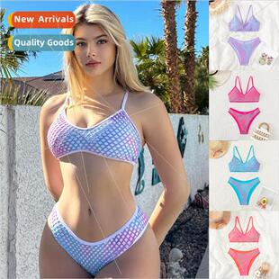 swimsu women ins new bikini Europe mesh 2024 sexy