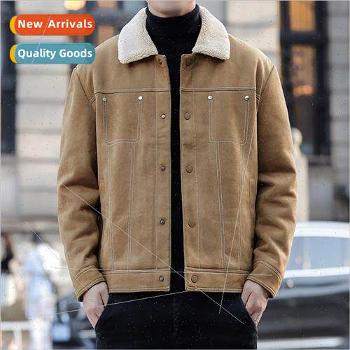 Winter men cotton jacket thickened padded cotton jacket work