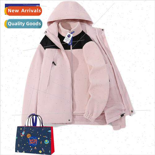 fall winter punching jacket men women detachable three-in-on
