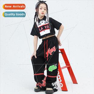 girls biker dance practi sleeved costumes short Jazz wind