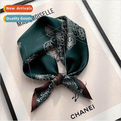 Four seasons universal retro 53*53cm small square scarf silk