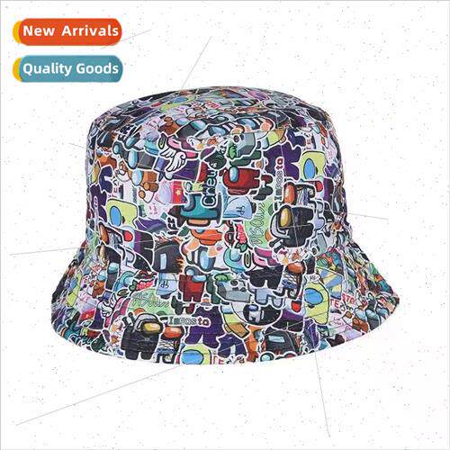 Space Werewolf AmougUs game cartoon printing fisherman hat m