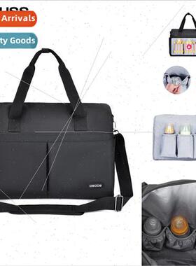 Large capacy mommy bag ngle shoulder mother baby bag handhel