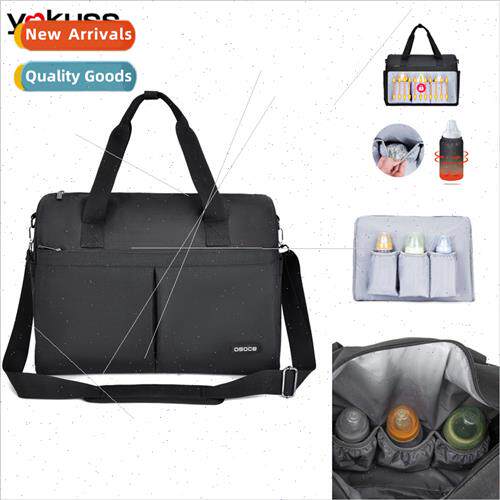 Large capacy mommy bag ngle shoulder mother baby bag handhel