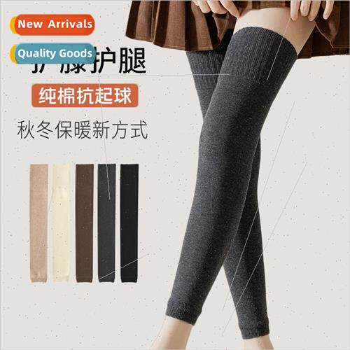 Socks womens fall and winter warm knee pads leg protection h