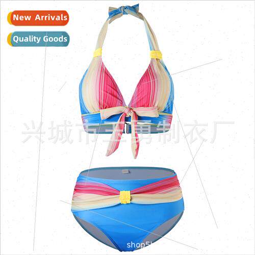 2021 New Europe Swimwear Feminine Bikini Custom Printed Spl