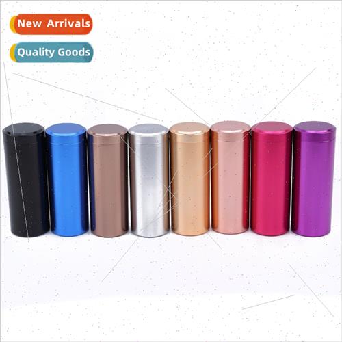 Portable Travel Mini Tea Canister Aluminum Alloy Swivel Mout