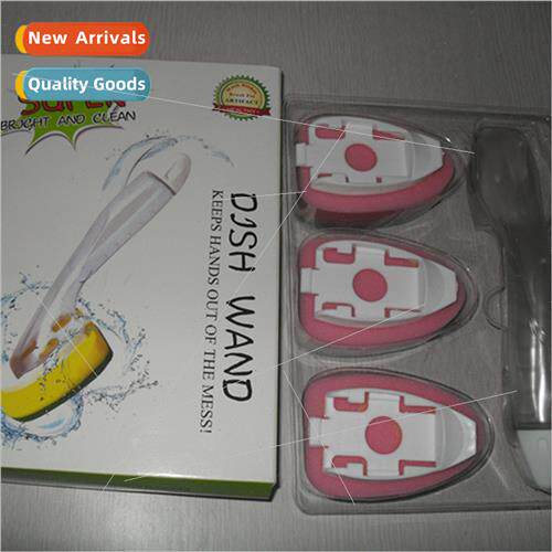 Kchen Brush Sponge Cleaning Brush Long Handle Brush Pot Dish