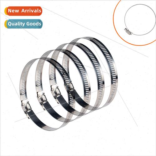 4pcs-Stainless pipe clamps 72-114mm clamps hoops适用fixing p
