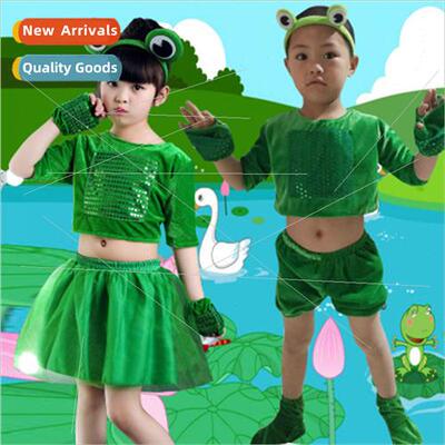 Childrens frog permance costumes toddler ltle frog permance