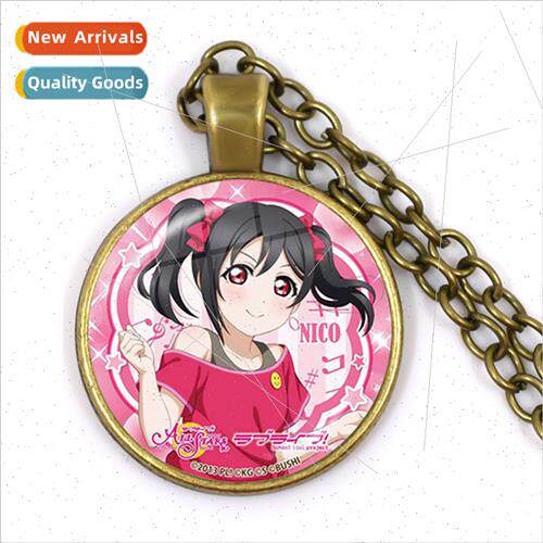 Love ve All Stars Time Gemstone Copper Necklace Anime Periph