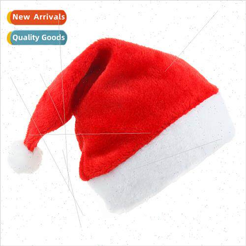 Christmas hats plush red Christmas decoration Christmas part