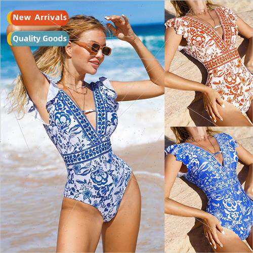 Swimwear New One Piece Swimsu Europe Sexy Women Swimwear Sol