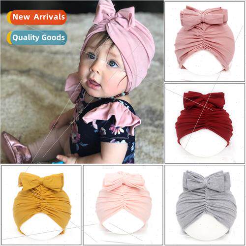 2020 Europe Uned States newborn knot bow hat baby new Odell