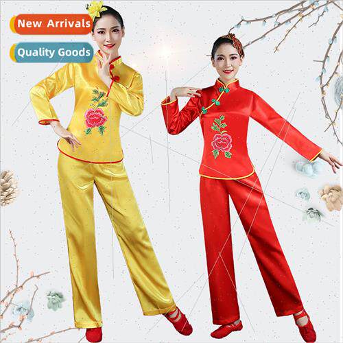 2019 new rice-planting clothes middle-aged and elderly squar