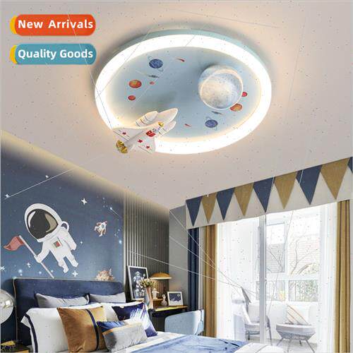 Children room lamp boy ceiling lamp spaceman rocket Scandina