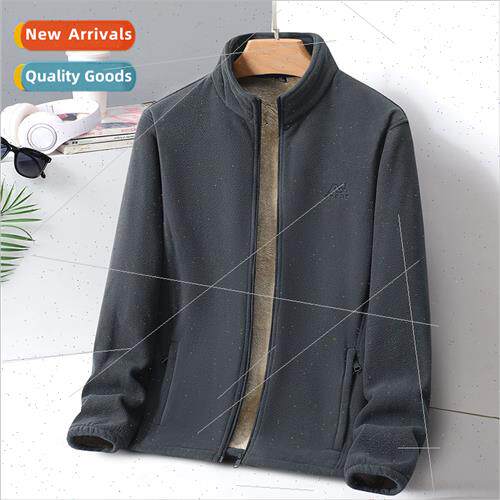 Winter New 2022 New Rocker Jacket Men Fleece Sweatshirt Swea