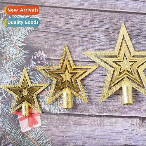 Christmas e package decoration accessories 10-20CM pentagram