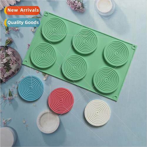 6 mosquo coils 272 cake chocolate silicone mold candy desser