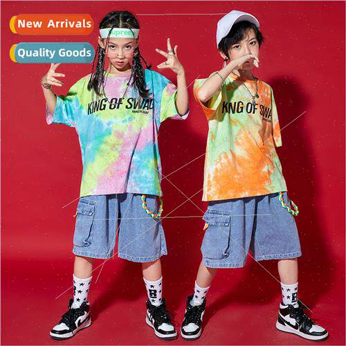 Girls Set Dance  Dress Hip Hop Children Hiphop Dance Permanc