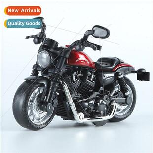 back Harley sound lig model alloy simulation motorcycle