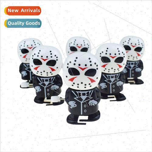 funny clockwork walking whe flower face ghost on chain will