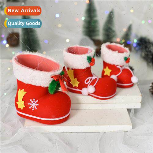 Christmas decorations Christmas small boots gift bags candy