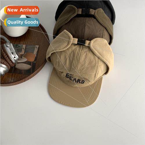 Cool flight cap Korean baby concave styling fall winter thic