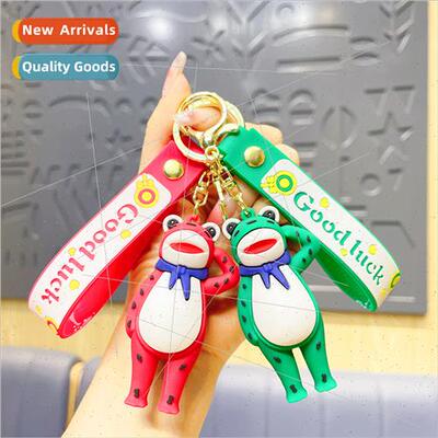 Frog cute book bag doll accessories key chain pendant couple