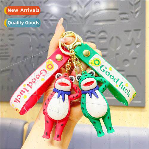 Frog cute book bag doll accessories key chain pendant couple