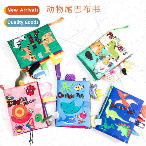 UAIBABI children tail cloth book early education baby tear c