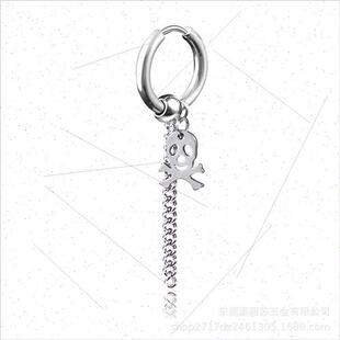 chain earrings whout Long holes tassel ear earring paragraph