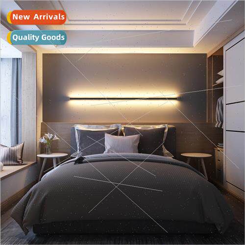 Long wall lamp modern simple living room TV background wall