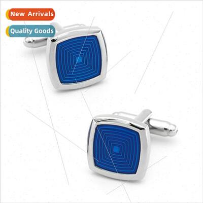 Solid Copper Business Formal French Shirt Cufflinks Square G