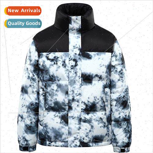 Autumn winter new down jacket men simple fashion collar top
